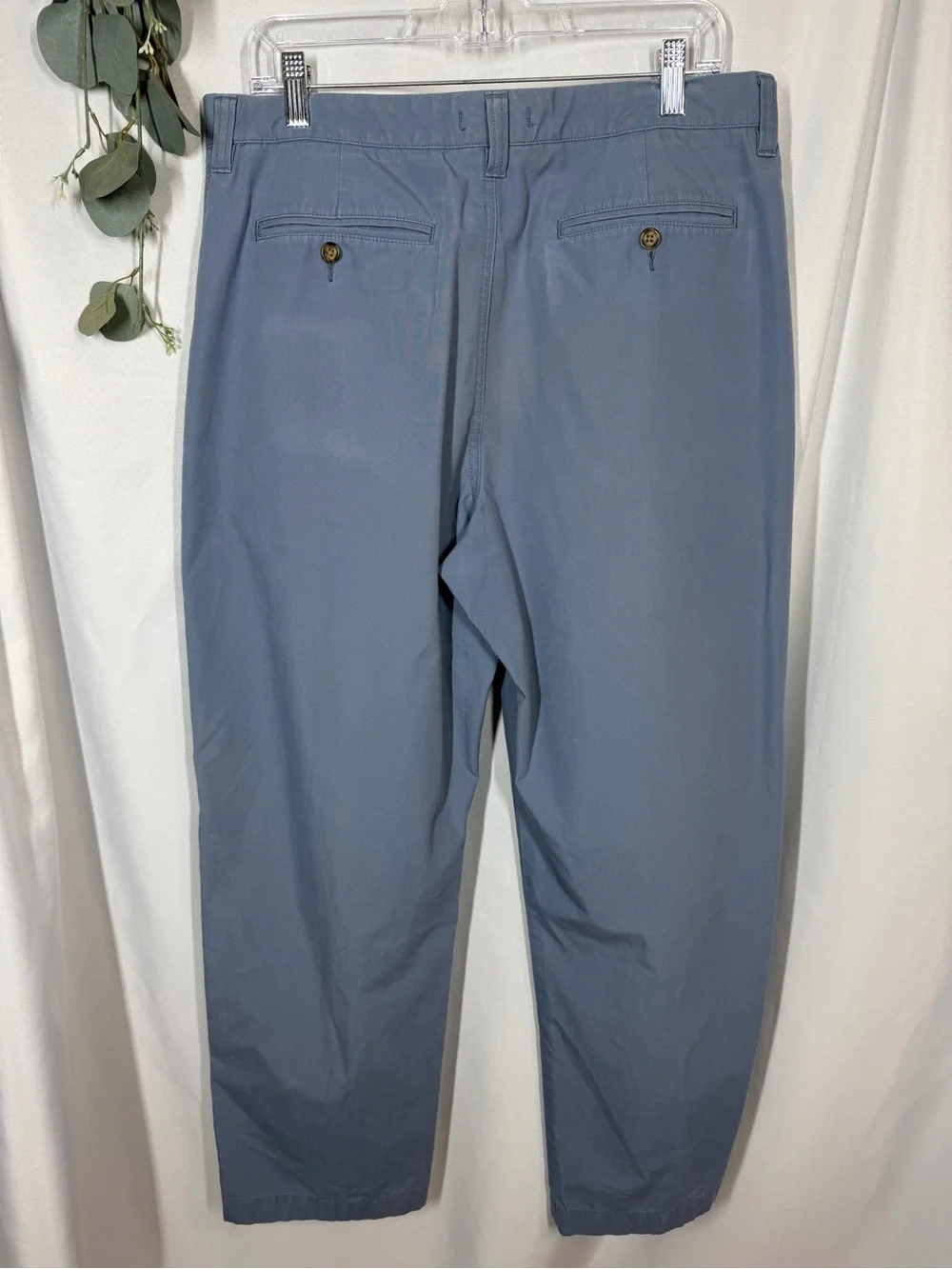 L.L. Bean | Men's Slacks Dress Pants Light Blue Natural Fit Size 34x29